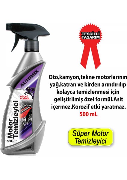 Motor Yağ Sökücü Ve Temizleyici