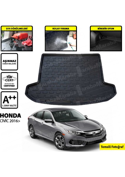 Civic Sedan Bagaj Havuzu 2016 Sonrası