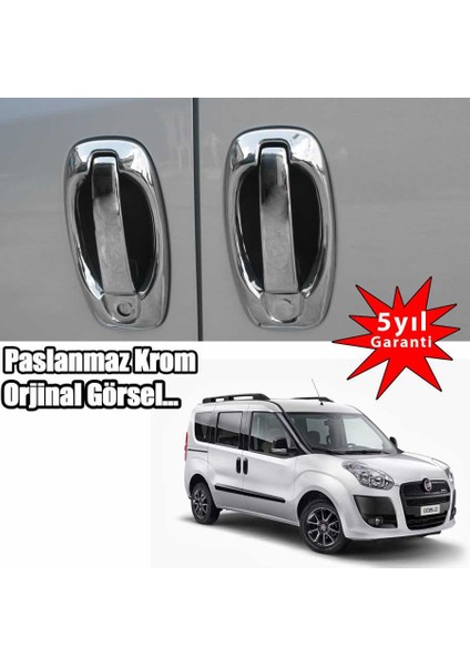 Fiat Doblo 2 2010->Kapı Kolu 4 Kapı 8 Prç. Set