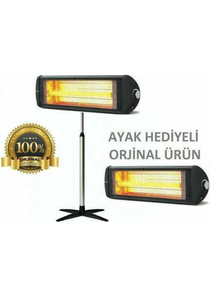 Ex-25 - 2500 Watt Süper Ecoray Duvar Tipi İnfrared Isıtıcı