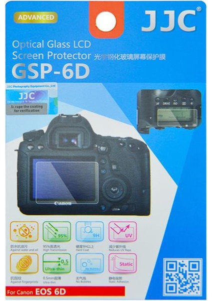 Ultra İnce LCD Ekran Koruyucu (Canon 6D)