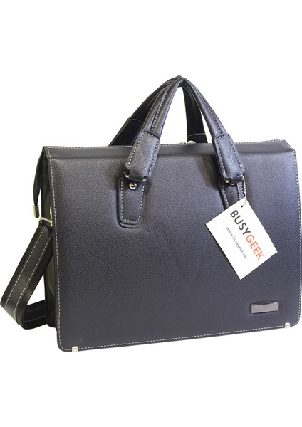 BusyGeek Deri Evrak Çantası Modern Busıness BK501-95