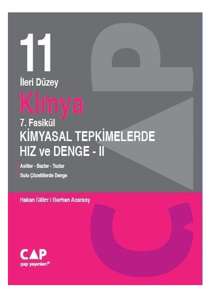 11. Sınıf Kimya 7. Fasikül Kimyasal Tepkimelerde Hız Ve Denge 2