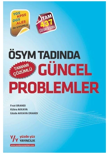 Yüzdeyüz Yayınları Tamamı Çözümlü Güncel Problemler