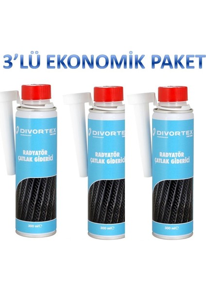 Radyatör Çatlak Giderici 300 Ml X 3 Adet