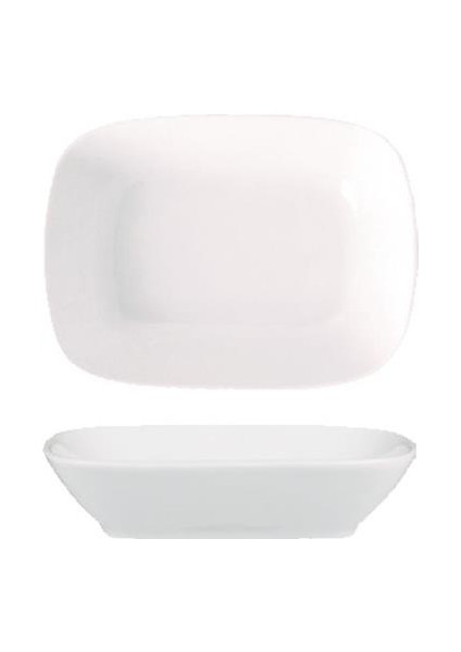 Ent. Otel 17 Cm Kare Kayık Tabak