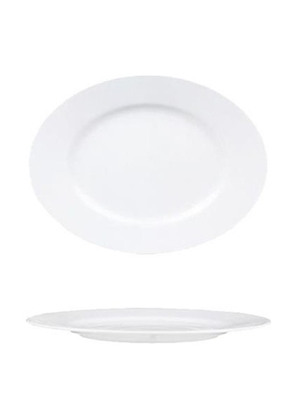 Köşeli&Yeni Otel 17 Cm Düz Tabak 12 Adet