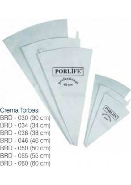Krema Torbası 60 Cm.