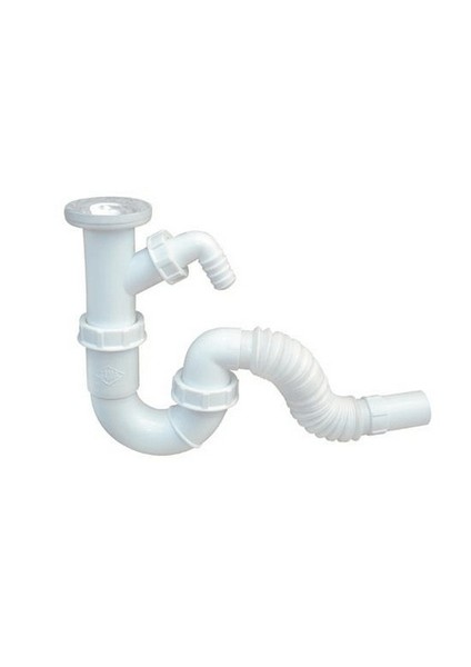 Lavabo Sifonu S Gövde Körüklü Tek Girişli