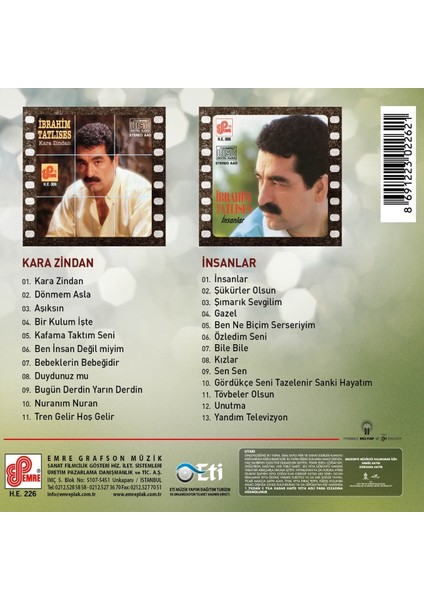 İbrahim Tatlıses - Arşiv Serisi 2 (CD)