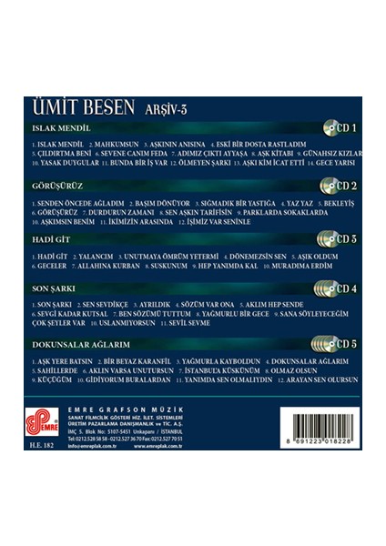 Ümit Besen - Arşiv Serisi 3 (CD)