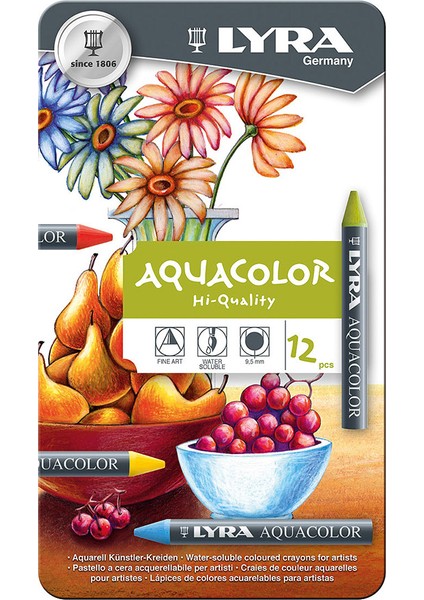 Aquarelle Pastel Boya 12'li