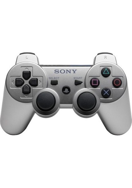 Ps3 Kablosuz Gümüş Oyun Kolu - Wireless Dualshock - Joystick