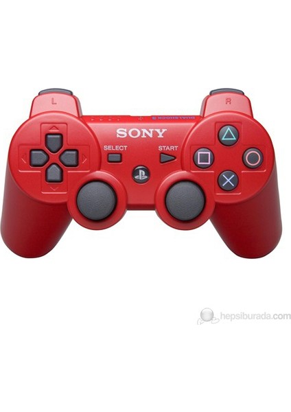 Ps3 Kablosuz Kırmızı Oyun Kolu - Wireless Dualshock - Joystick