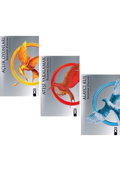 Açlık Oyunları - Ateşi Yakalamak - Alaycı Kuş - Suzanne Collins - 3 Kitap Set