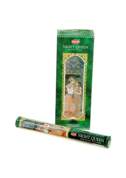 Hem Night Queen Incense Sticks - Gecenin Kraliçesi Tütsü 20 Adet