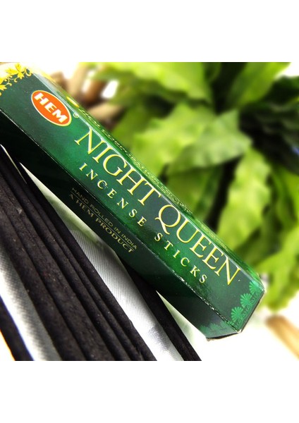 Hem Night Queen Incense Sticks - Gecenin Kraliçesi Tütsü 20 Adet