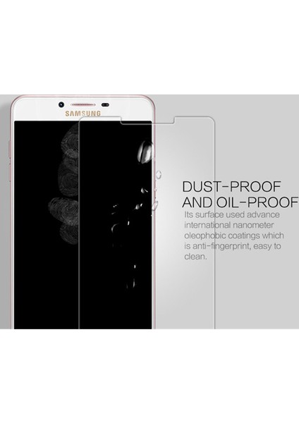 Samsung Galaxy C9 Pro Temperli Cam Ekran koruyucu film