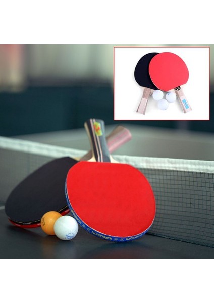 Masa Tenisi Raket Seti (2 Raket - 3 Top)