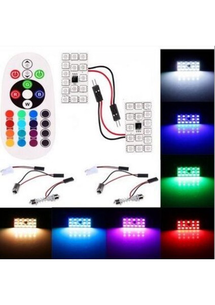 Tavan Lambası-18SMD-RGB Ledli-16 Renk Animasyonlu-12V