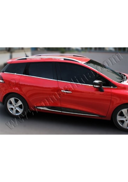 Renault Clio Iv Cam Çıtası 8 Parça Paslanmaz Çelik