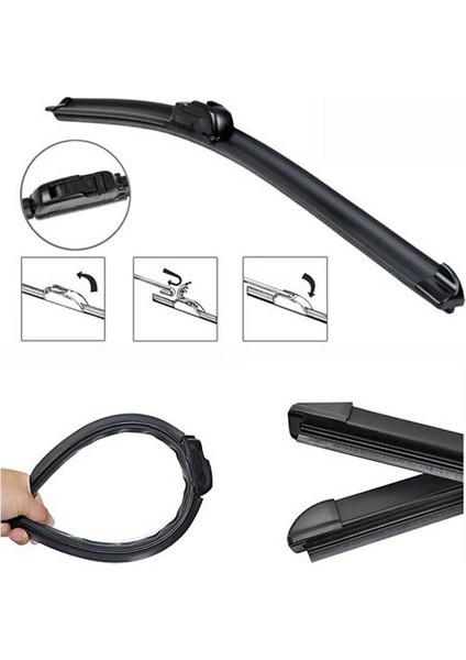 İnwells İnwells Üniversal 8 Aparatlı 38Cm Muz Tipi Silecek fiyatları