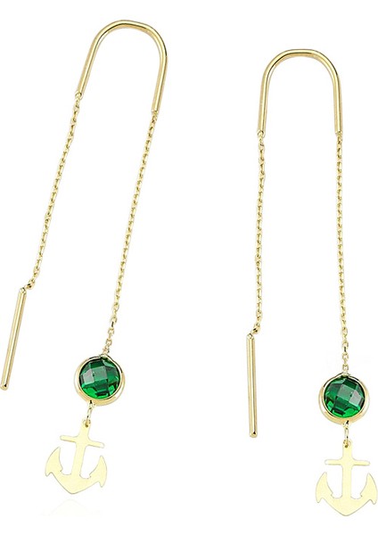 Altın Çapa Küpe Cm0425