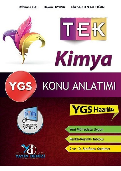 YGS Tek Kimya Konu Anlatımlı Cep