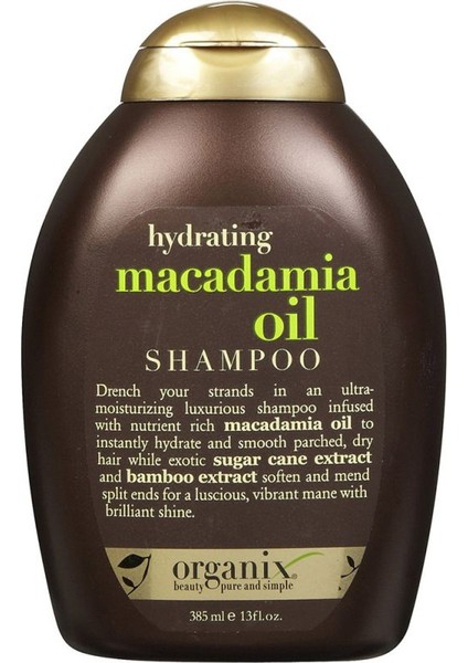 OGX Macadamia Oil Şampuan 385 ml