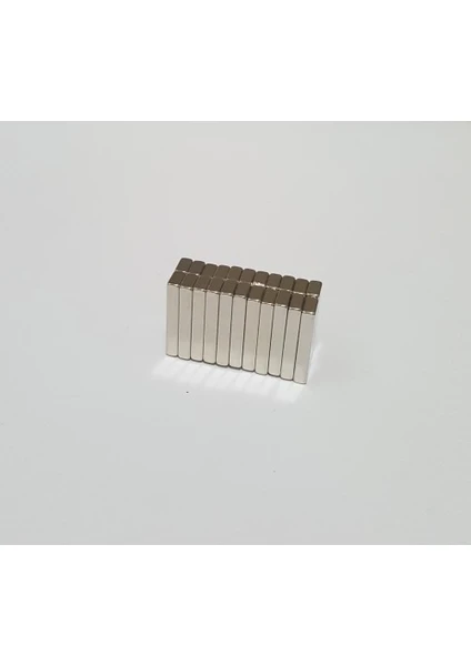 10 Adet 20 x 6 x 3 mm Blok Neodyum Mıknatıs