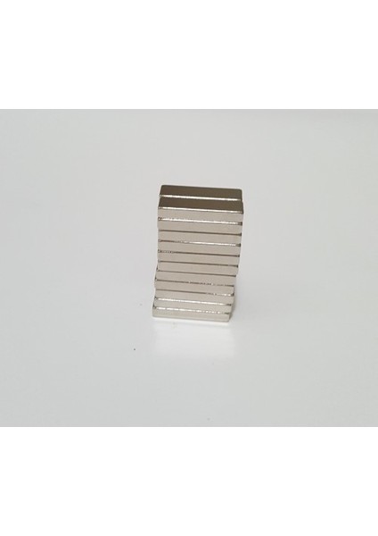 25 Adet 20 x 6 x 3 mm Blok Neodyum Mıknatıs