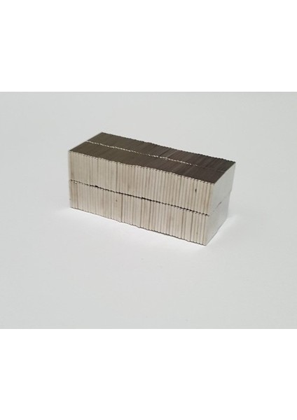 50 Adet 10 x 10 x 1 mm Blok Neodyum Mıknatıs