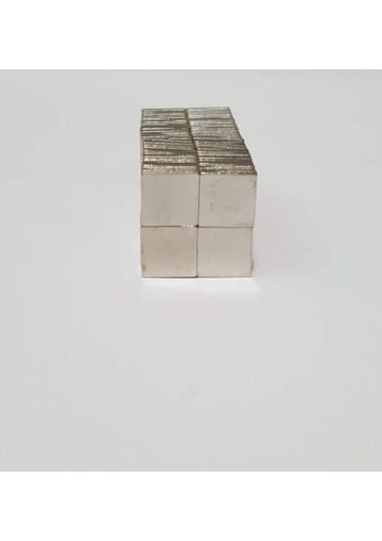 50 Adet 10 x 10 x 1 mm Blok Neodyum Mıknatıs