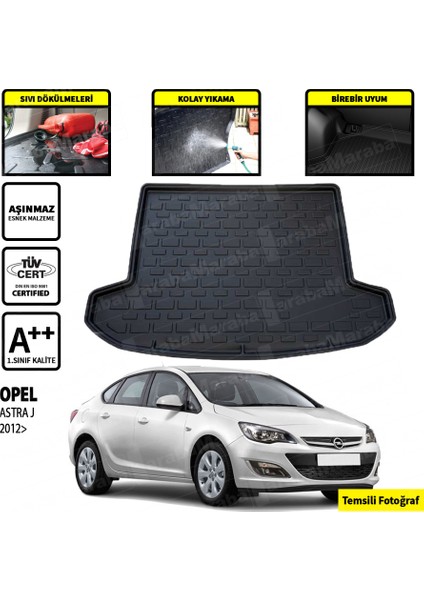 Opel Astra J Sedan Bagaj Havuzu 2012