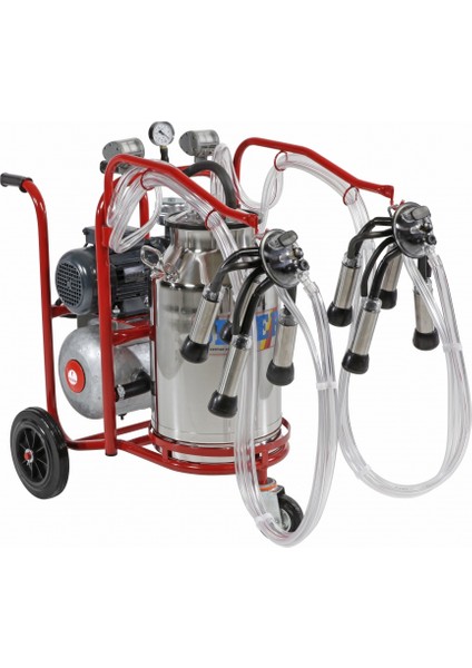 Pls 2/1 Çelik Güğümlü Süt Sağım Makinası