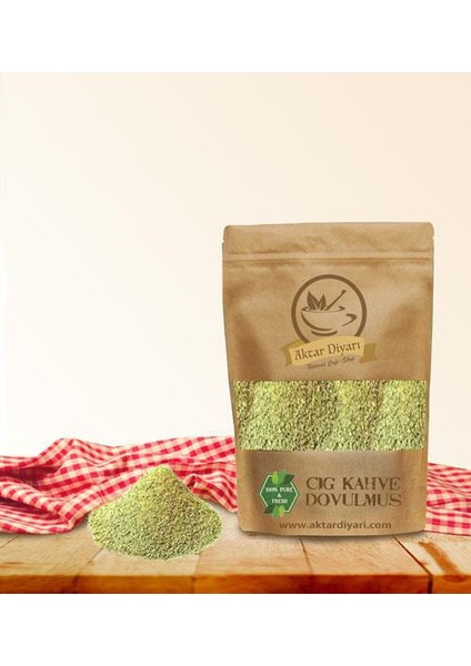Çiğ Kahve Dövülmüş 250 Gr