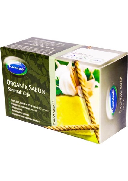 Organik Sarımsak Yağlı Sabunu 125 Gr