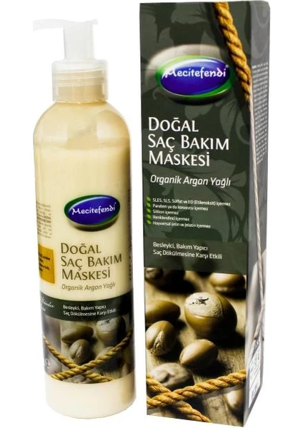 Organik Argan Yağlı Doğal Saç Bakım Maskesi 250 ml