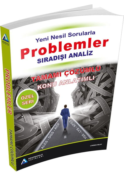 Sıradışı Analiz Yeni Nesil Sorularla Problemler Tamamı Çözümlü Konu Anlatımlı