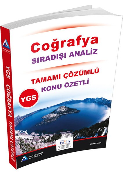 Sıradışı Analiz YGS Coğrafya Tamamı Çözümlü Konu Özetli Soru Bankası - Bülent Demir