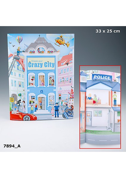 Crazy Cıty Boyama Kitabı