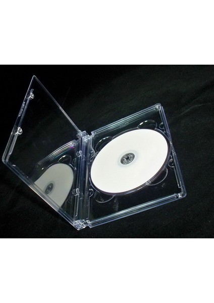 Qd-527 1'li Parlak Şeffaf 10 mm Dvd Kutusu 10 Ad.