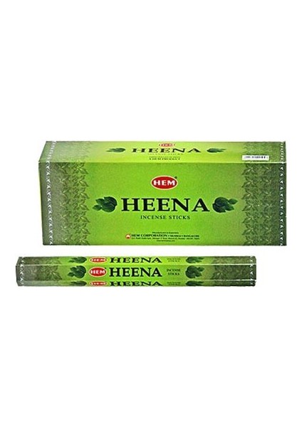 Hem Heena Incense Sticks  - Heena Ölümsüz Aşk Tütsü 20 Adet