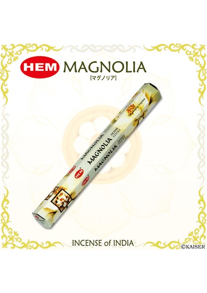 Hem Magnolia Incense Sticks - Manolya Tütsü 20 Adet