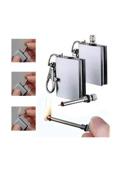 Zippo Benziniyle Çalışan Metal Kibrit