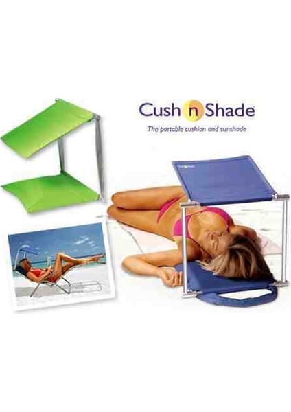 Cush N Shade Yastıklı Portatif Şezlong Gölgeliği (3 Renk)