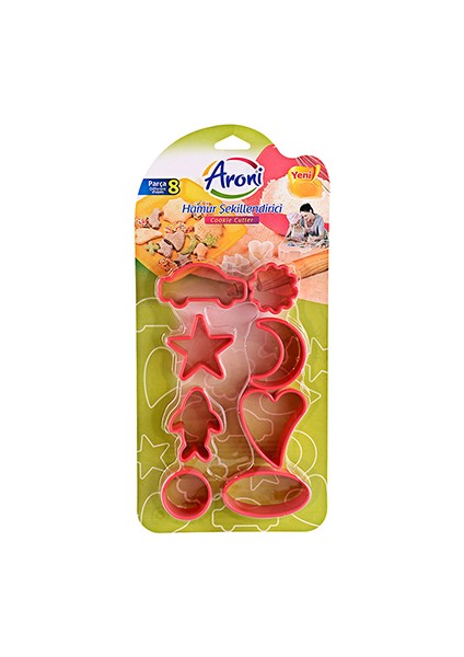 Hamur Şekillendirici 8 Parçalık Set