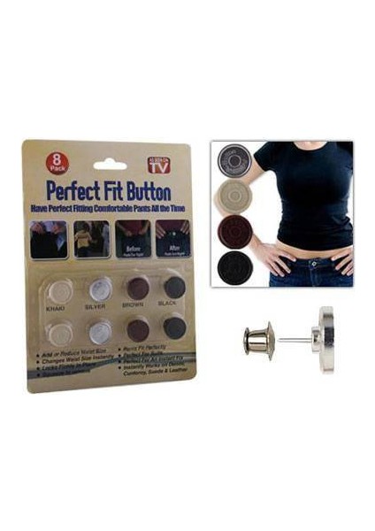 Perfect Fit Button Beden Büyülten Küçülten Düğme Seti