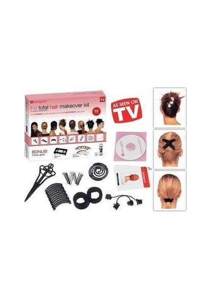 Sihirli Saç Şekillendirme Seti Hairagami Makeover Kit