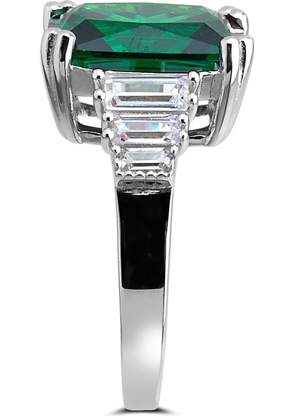 6,1 Carat Renkli Taşlı Fantezi Yüzük